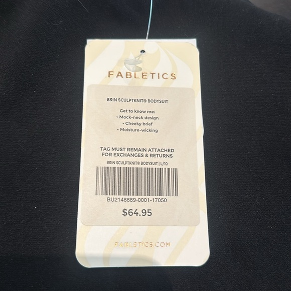 Fabletics sculptknit bodysuit - size L/10 - Picture 2 of 2